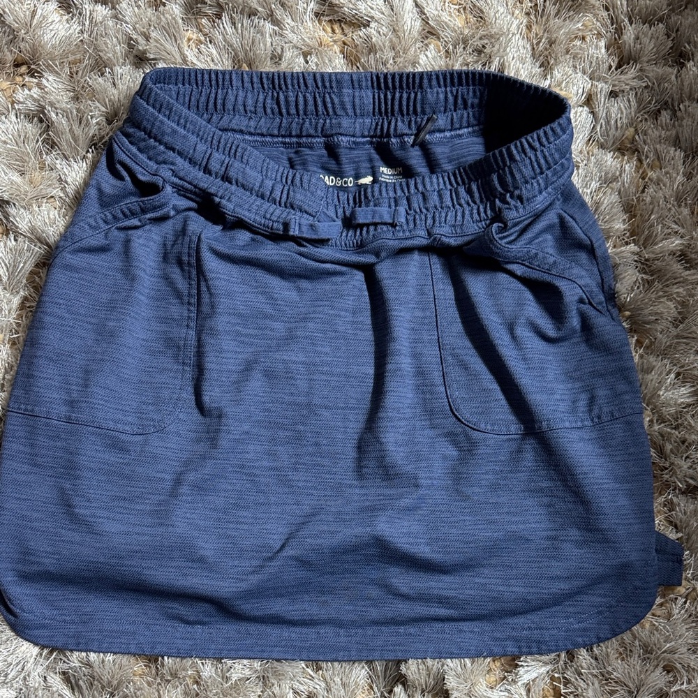 Toad&Co Deep Blue Mini Skirt